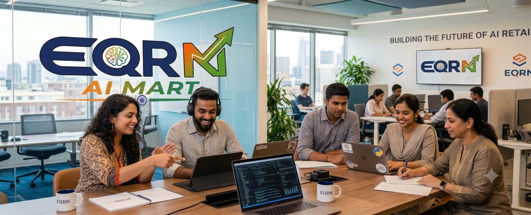 EQRN AI MART team at work