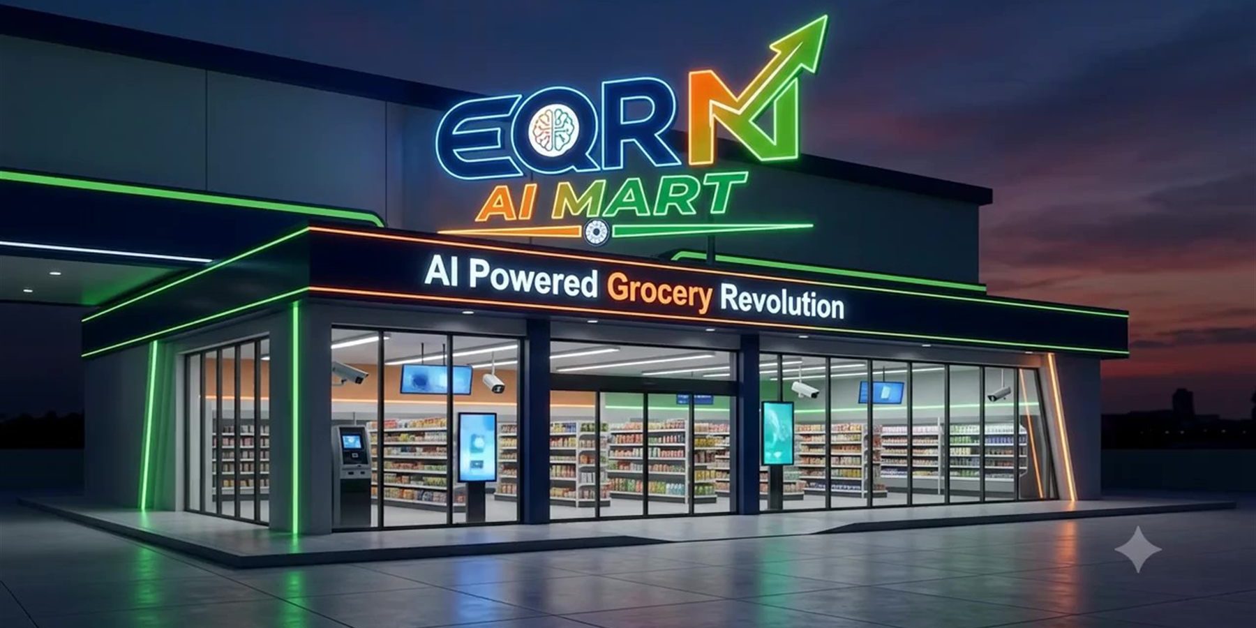 EQRN AI MART retail store exterior